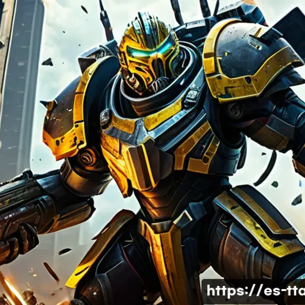 탕탕특공대 캐릭터 밸런스 분석 - **King, the Critical Damage Tyrant**: "A powerful male hero, fully clothed in futuristic tactical ar...