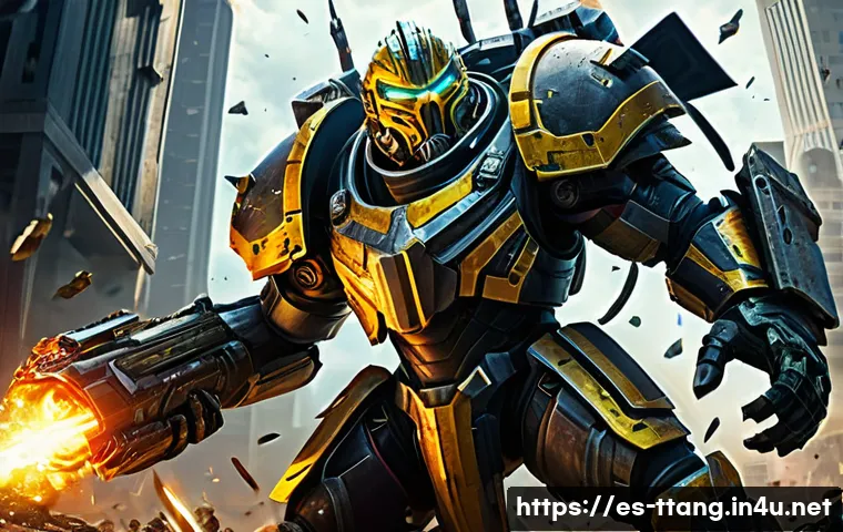 탕탕특공대 캐릭터 밸런스 분석 - **King, the Critical Damage Tyrant**: "A powerful male hero, fully clothed in futuristic tactical ar...